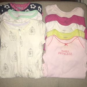 Bundle of baby clothes